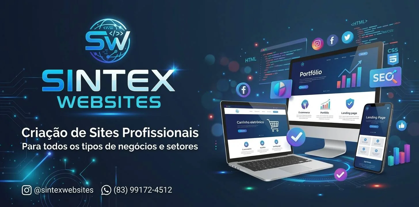 SINTEX WEBSITES — criação de sites profissionais para todos os tipos de negócios